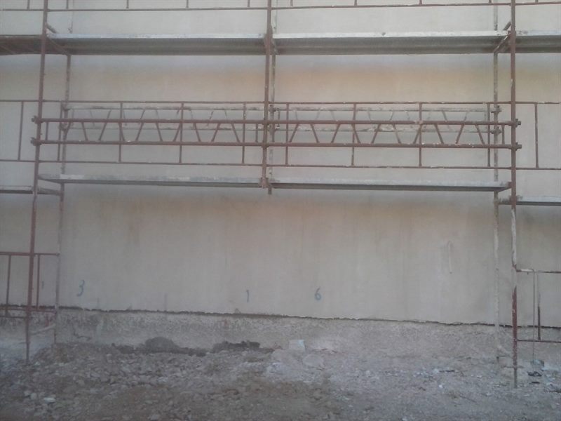 Custom-engineered scaffolding structure