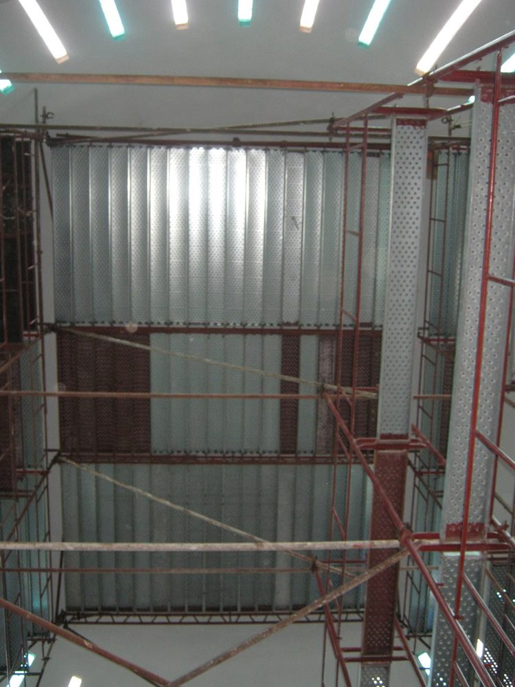 Suspended scaffolding