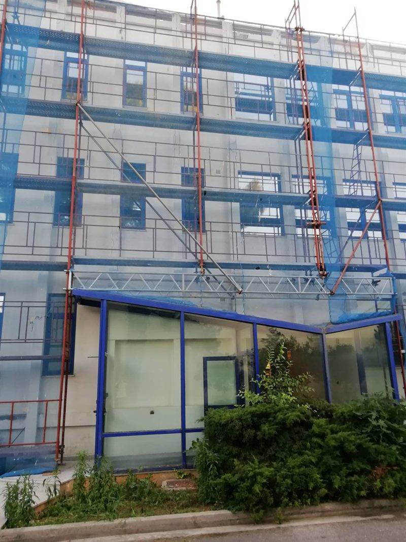 Scaffold bridge walkway